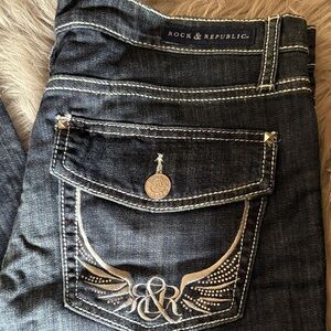 Rock & Republic Women's Dark Blue Jeans